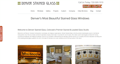 Desktop Screenshot of denverstainedglass.com